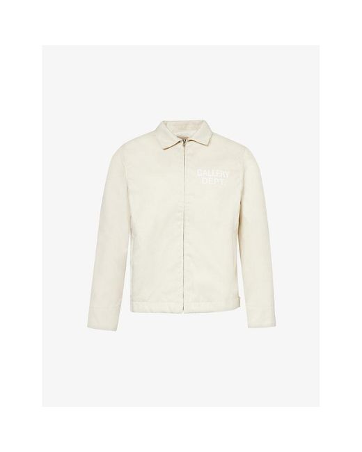 GALLERY DEPT. White Montecito Brand-print Cotton Jacket X for men