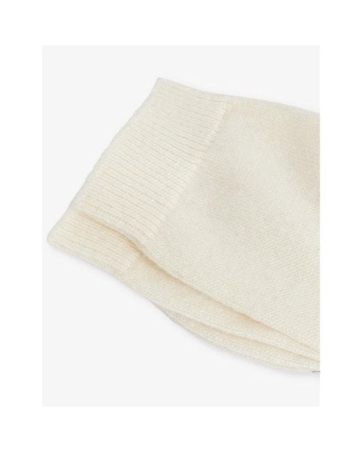 Falke Natural Cosy Wool Brand-Print Knit Socks