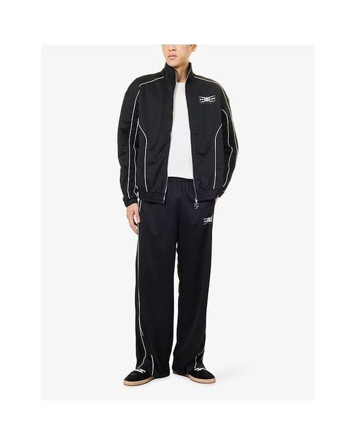 GODMADE Black Finish Line Cotton Jacket for men
