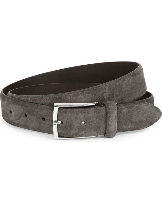 Andersons Gray Classic Suede Belt for men