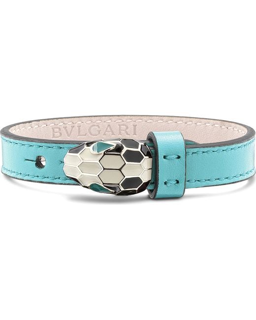 BVLGARI Natural Serpenti Leather Bracelet