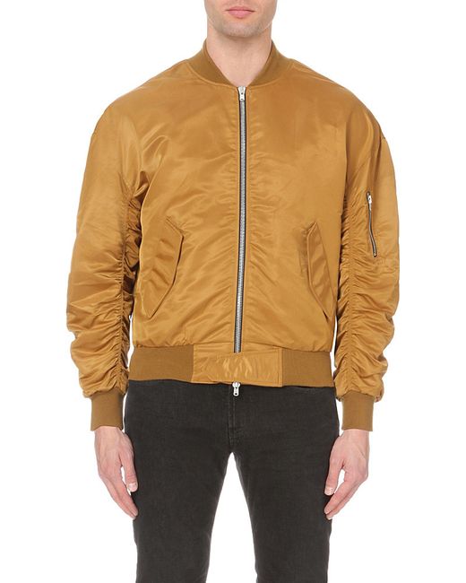 Fear Of God Brown The Fourth Collection Satin Bomber Jacket for men