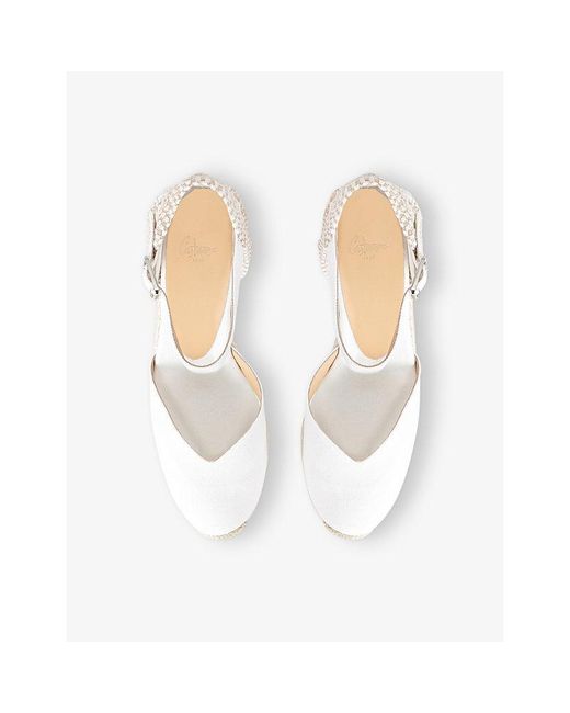 Castaner White Chiara Lace-Up Cotton-Canvas Espadrilles