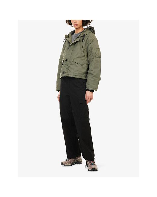 Carhartt Green Oltera Hooded Shell Jacket