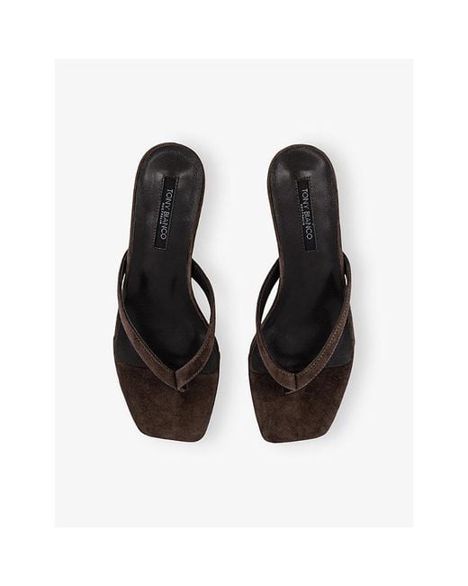 Tony Bianco Multicolor Annie Suede Heeled Sandals