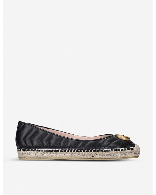 leather flatform espadrilles