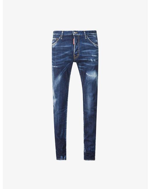 DSquared² Blue Cool Guy Slim-fit Stretch-denim Jeans for men