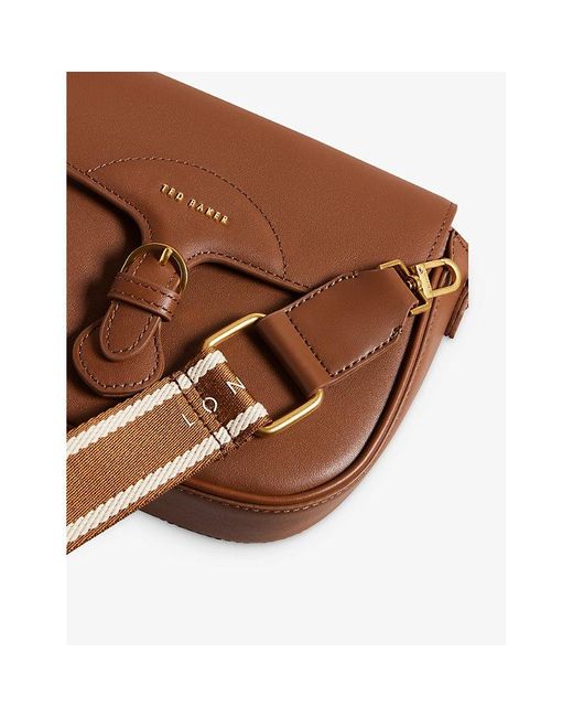 Ted Baker Brown Esia Leather Cross-body Bag