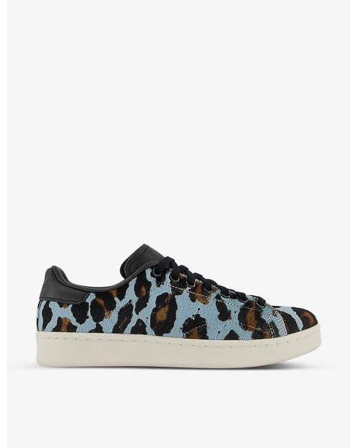 adidas stan smith leopard pony hair