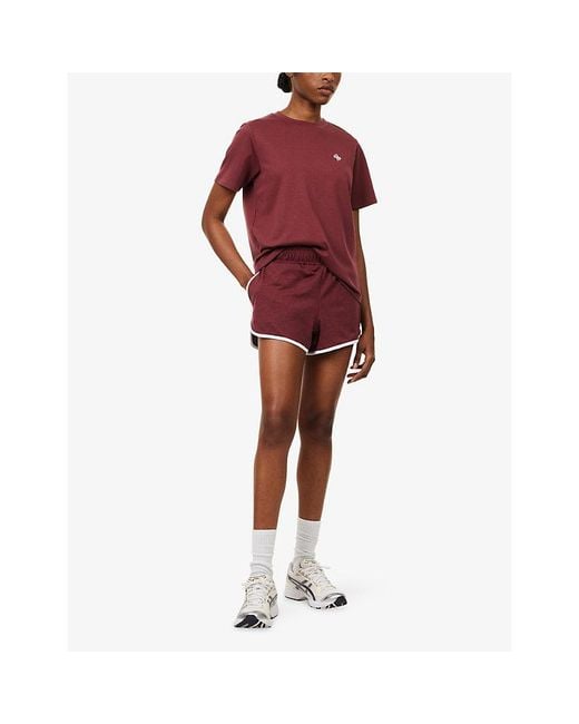 Varley Red Marty Active Stretch-Jersey Shorts