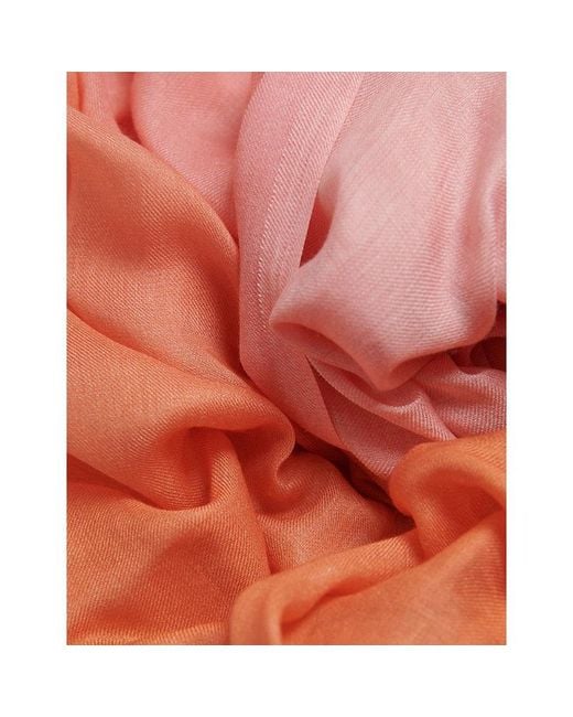 eem Red Ombre Print Scarf