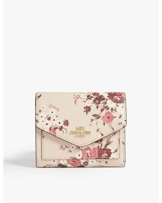 Dropship NEW Coach Pink Corner Zip Mystical Floral Print Canvas Wristlet  Clutch Bag to Sell Online at a Lower Price | Doba