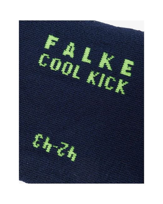 Falke Blue Cool Kick Stretch-Woven Socks for men