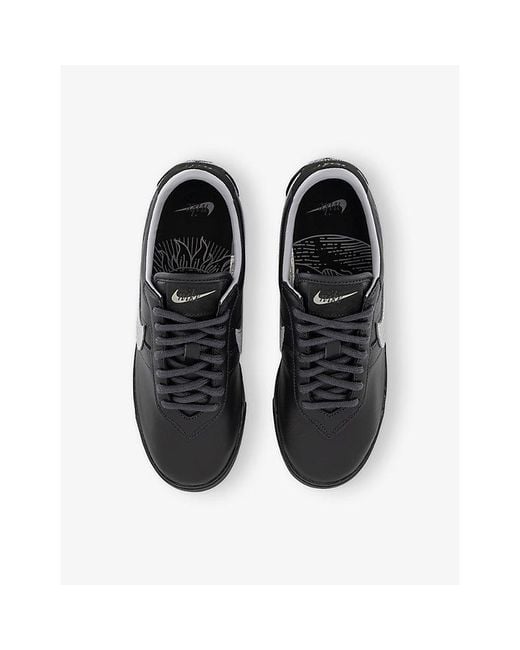 Nike Black Astrograbber Leather Trainers for men