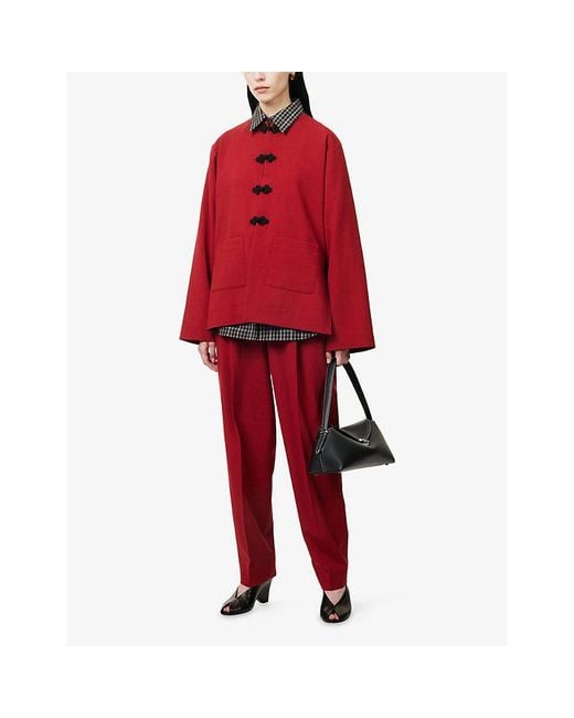 RÓHE Frames Daria Tapered Wool Trousers