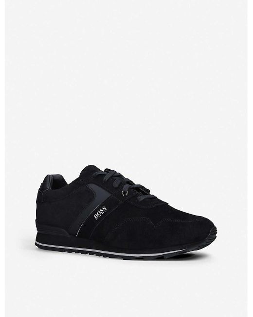 hugo boss suede trainers