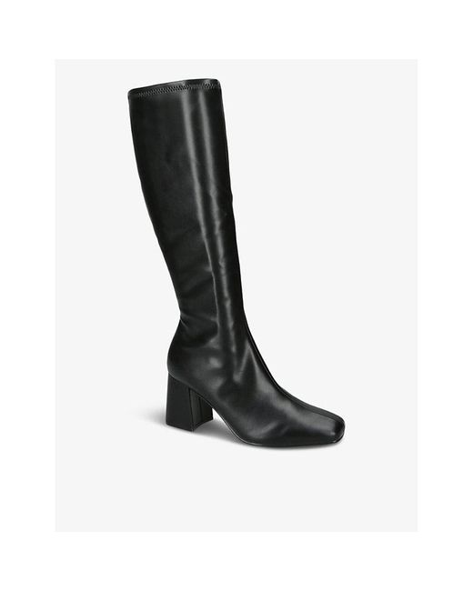 Steve madden black boots outlet