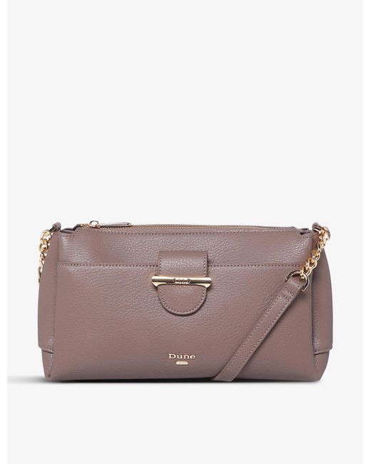 Dune Darlena Fauxleather Crossbody Bag in Grey Lyst UK