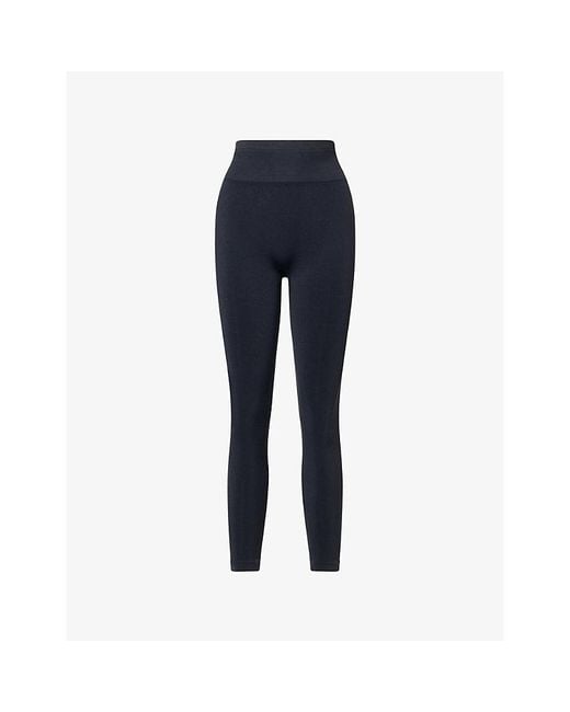 ADANOLA Blue Seamless Gym Leggings