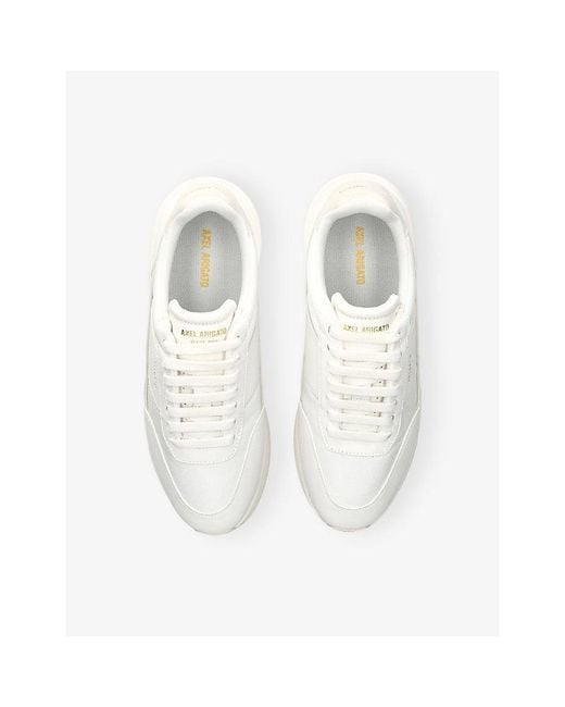 Axel Arigato White Genesis Neo Runner Suede And Leather Low-Top Trainers for men