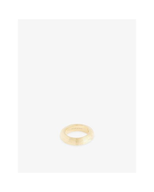 LIE STUDIO Metallic The Amelia 18Ct-Plated Sterling Ring