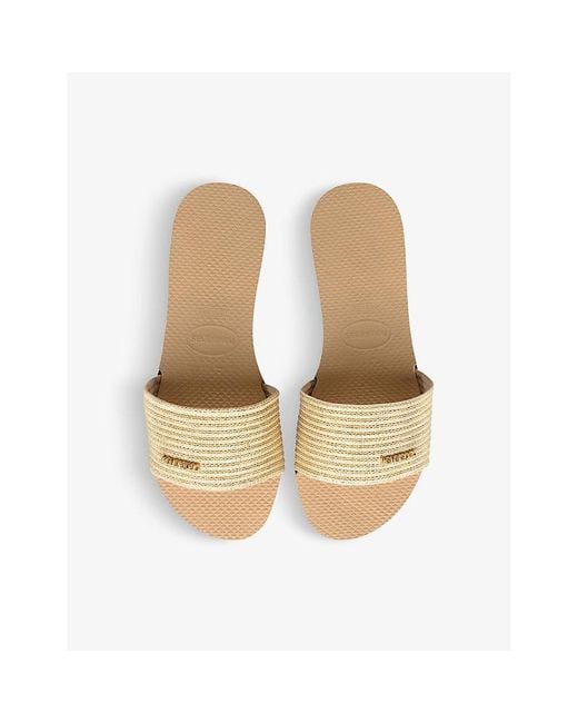 Havaianas Multicolor You Malta Striped Woven Sandals