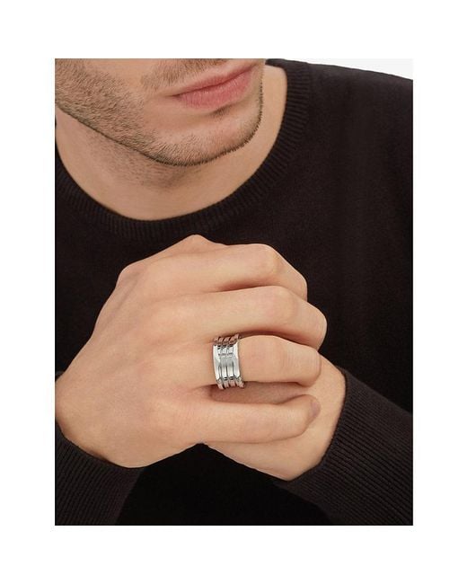BVLGARI White B.Zero1 Four-Band 18Ct- Ring