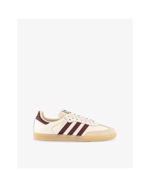 Adidas Natural Samba Og Suede Trainers