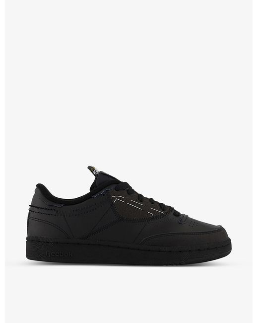 adidas Originals Reebok X Maison Margiela Project 0 Club C Leather Low-top  Trainers in Black for Men | Lyst