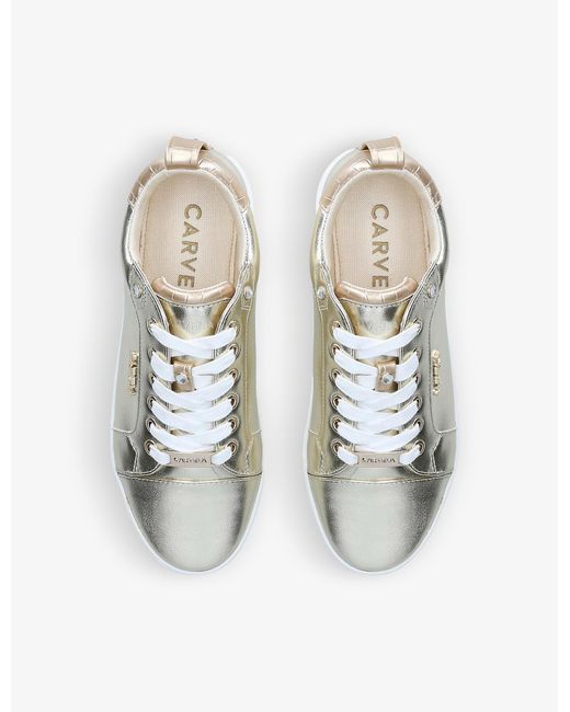 carvela joyful black trainers