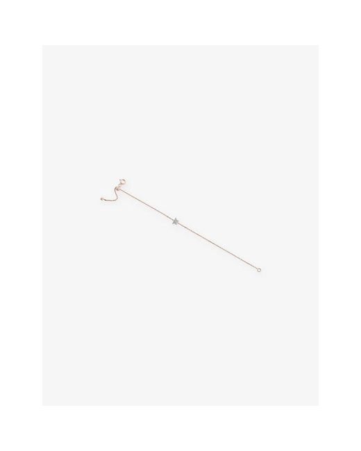 Kismet by Milka Metallic Mini Comet 0.04Ct Diamond Chain Bracelet