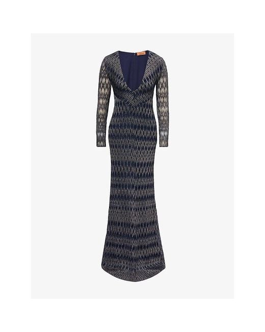 emerald sundae blue dress M Missoni Blue Dress