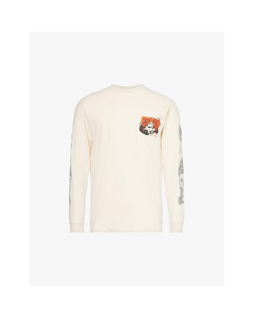 Market White Corsa Graphic-print Cotton-jersey T-shirt for men