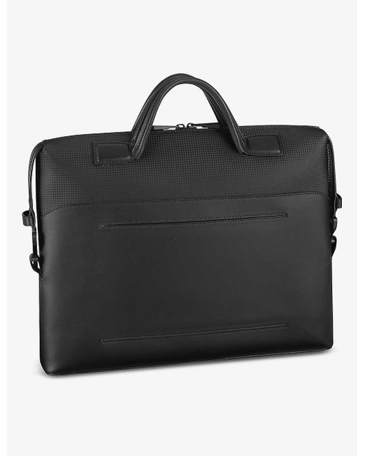 Montblanc Extreme 2.0 Ultra Slim Leather Document Case in Black for Men