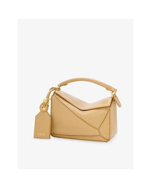 Loewe Metallic Small Featherlight Puzzle Bag