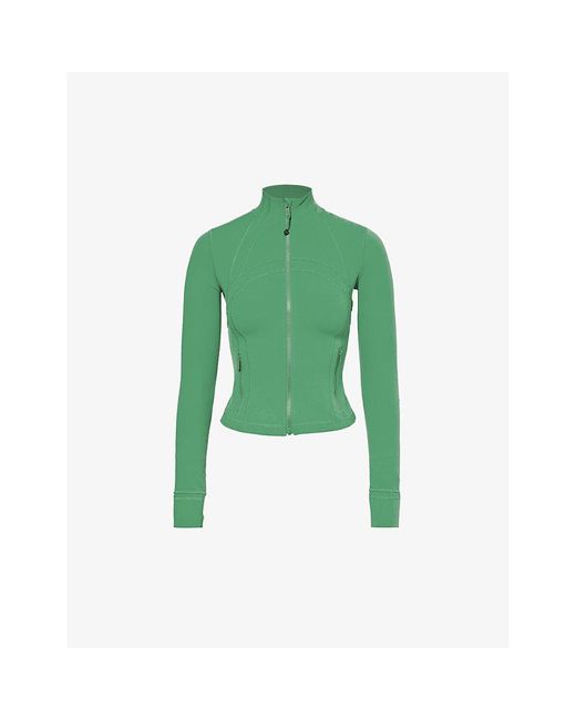 lululemon athletica Green Define Funnel-neck Stretch-woven Jacket