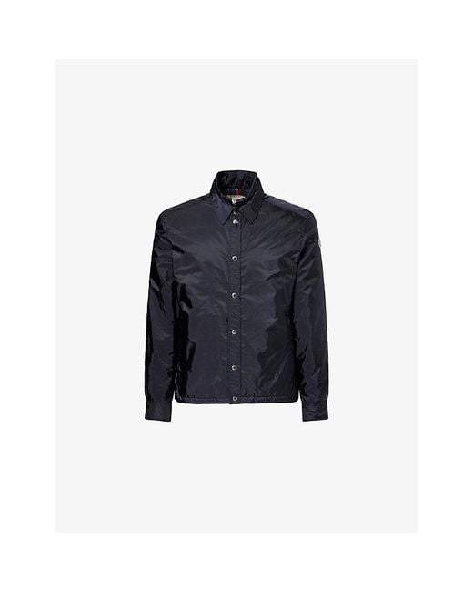 Moncler Blue Meridelle Shell-Down Shirt Jacket for men