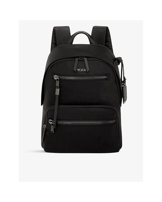 Tumi Denver Double-zip Branded Nylon Backpack in Black | Lyst