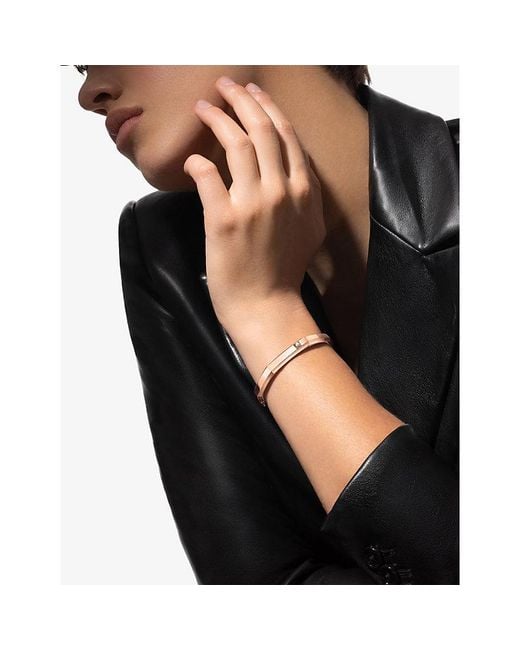 Messika Natural Moderniste Medium 18Ct And 0.05Ct Diamond Bracelet