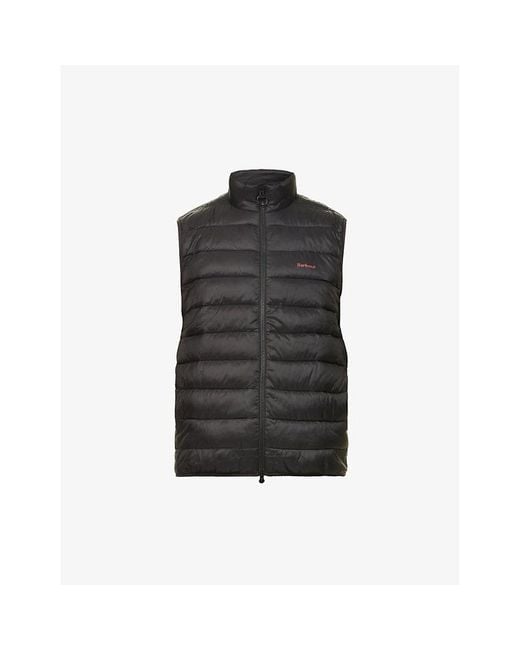 Barbour Black Bretby Quilted Shell Gilet for men