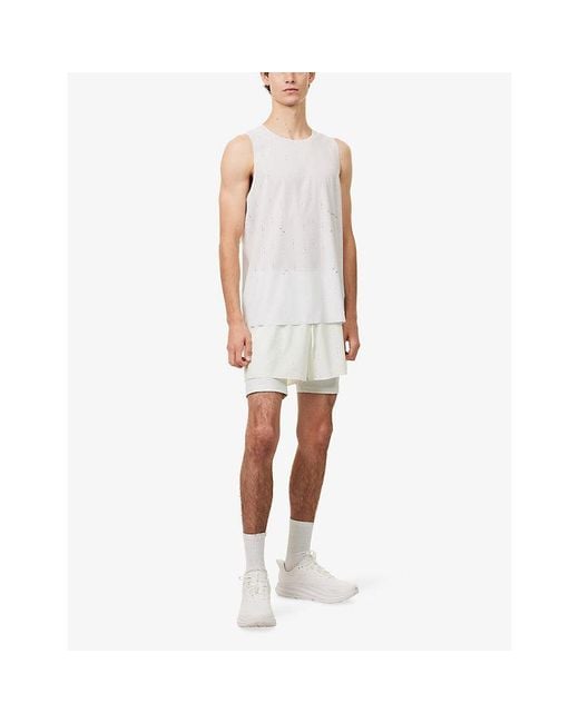 On Shoes White Paf Zero Singlet Stretch-Woven Top for men