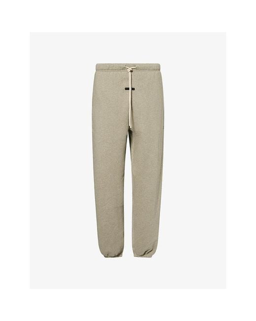 Fear Of God Natural Classic Fleece Cotton-Jersey Jogging Bottoms for men