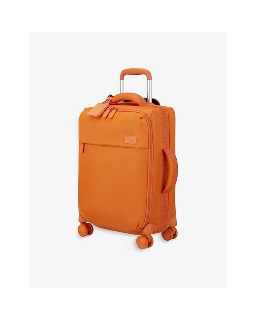 Lipault Orange Plume Cabin Suitcase