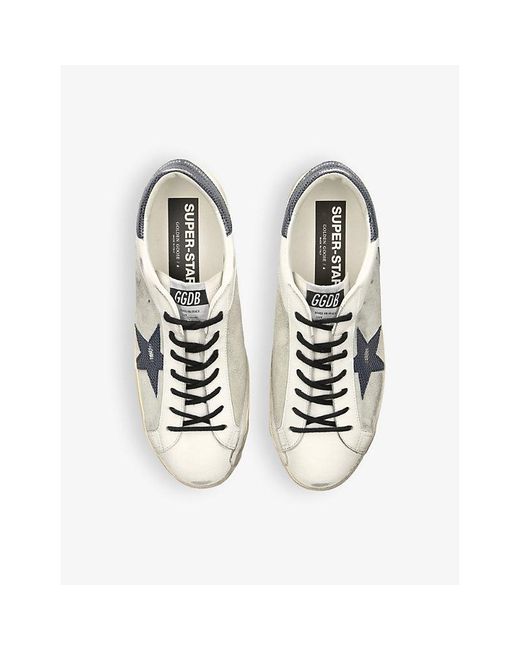 Golden Goose Deluxe Brand Natural Superstar Lizard-Pattern Leather Low-Top Trainers for men