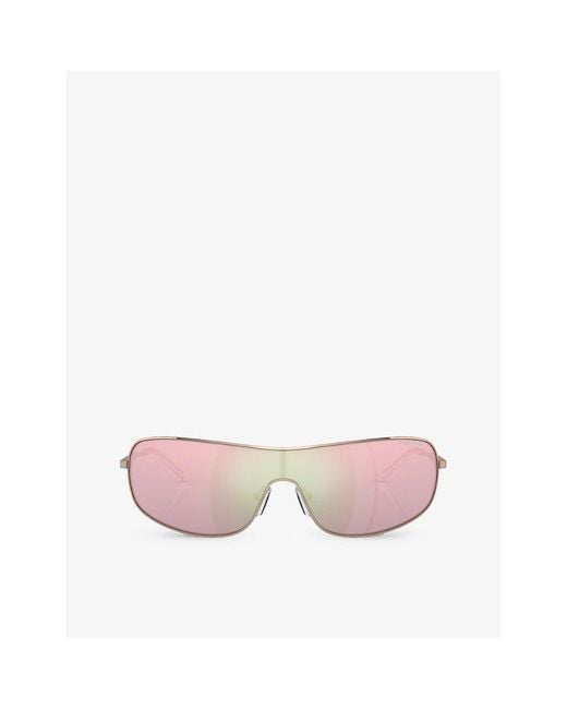 Michael Kors Pink Mk1139 Aix Mirrored Metal Sunglasses for men