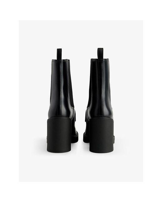 Gucci Black Horsebit Ankle Boot, Leather