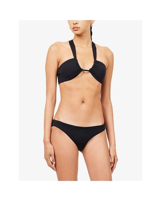 Second Summer Black Aria Bikini Bottoms