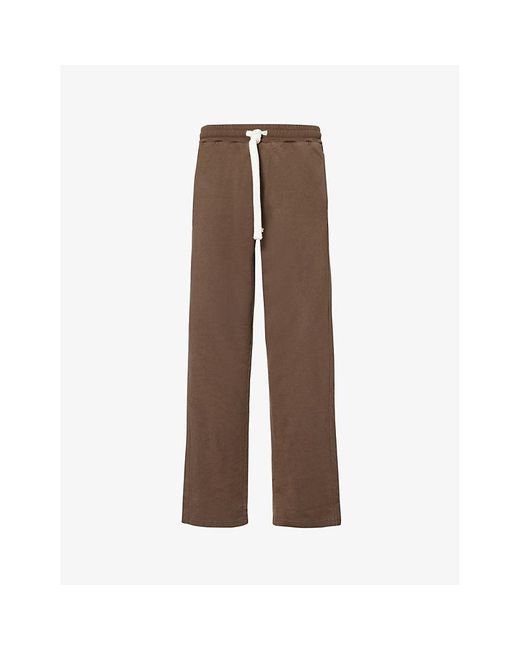 Cole Buxton Brown Cb Lounge Drawstring-waistband Cotton-jersey jogging Bottoms for men