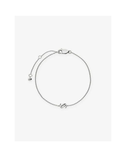 Monica Vinader Metallic Initial S Sterling- Bracelet