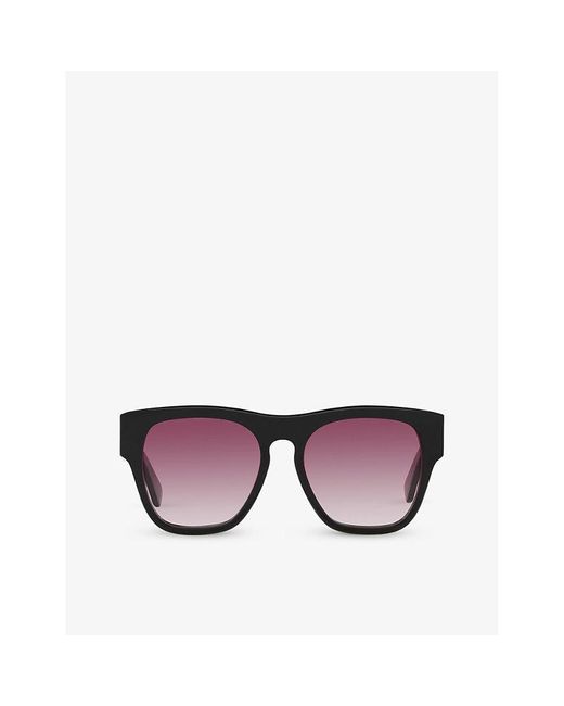 Chloé Purple Ch0149s Square-frame Acetate Sunglasses